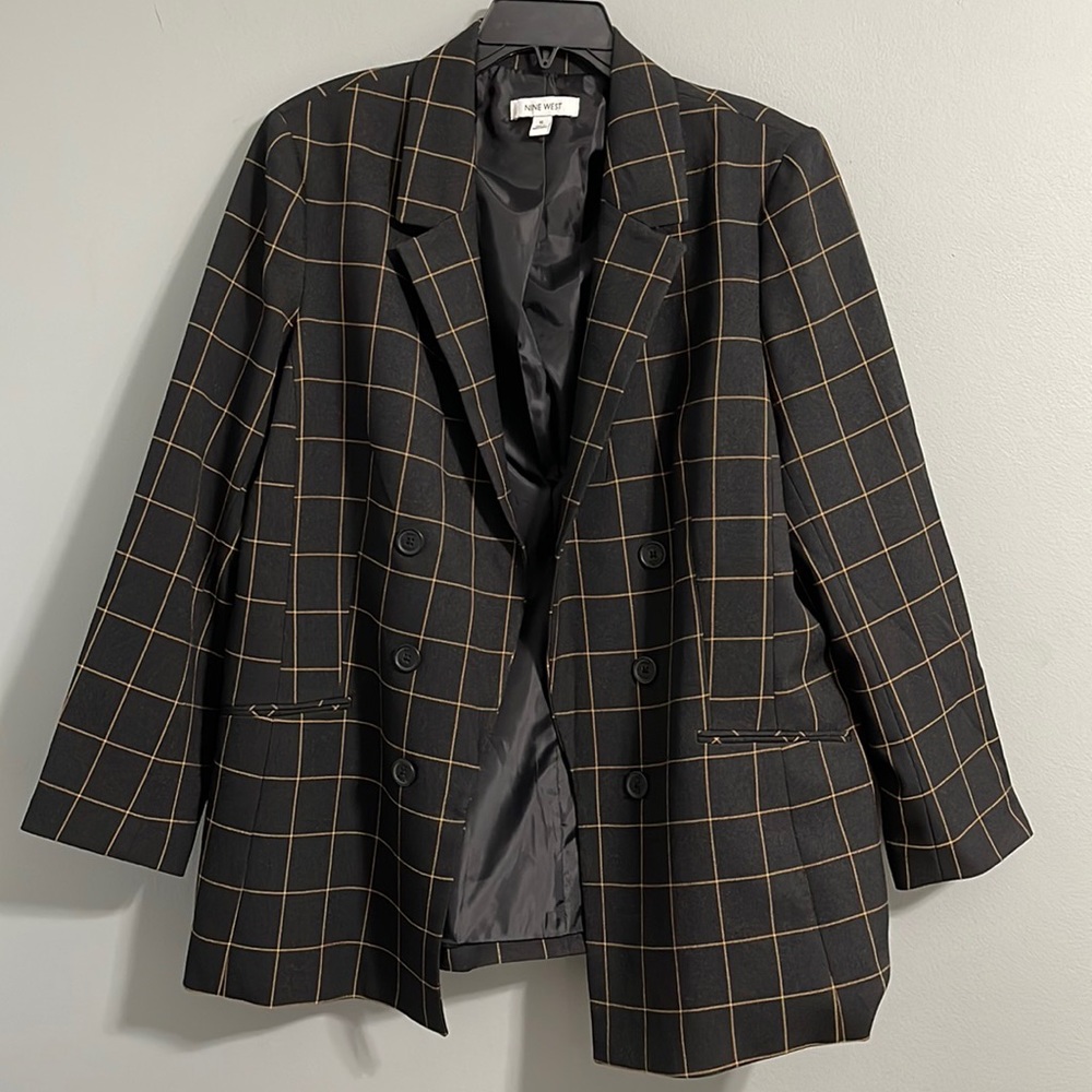 Plaid Blazer